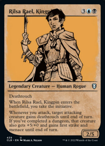 Rilsa Rael, Kingpin (Showcase) [Commander Legends: Battle for Baldur's Gate] Magic: The Gathering