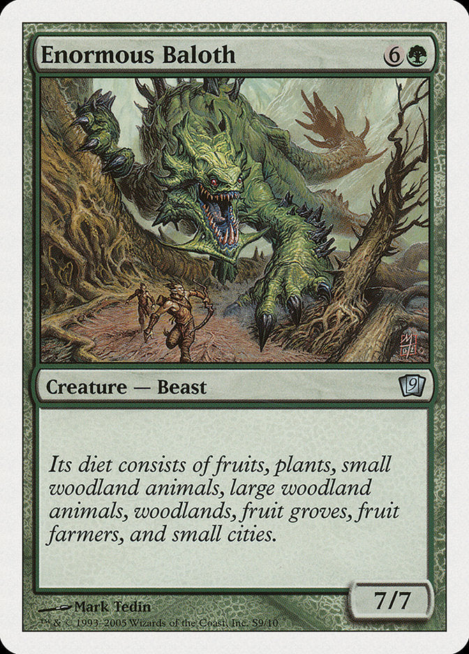 Enormous Baloth [Ninth Edition] Magic: The Gathering