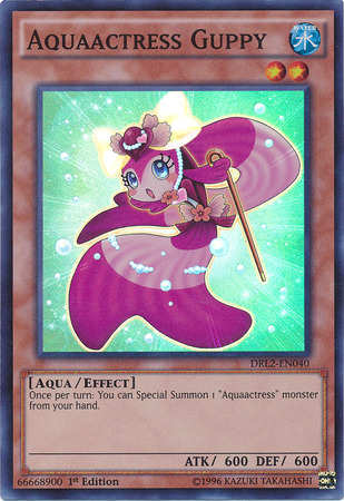 Aquaactress Guppy [DRL2-EN040] Super Rare Yu-Gi-Oh!