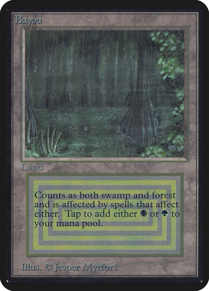 Bayou [Alpha Edition] Magic: The Gathering