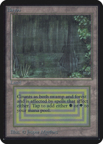 Bayou [Alpha Edition] Magic: The Gathering