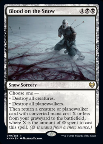 Blood on the Snow [Kaldheim] Magic: The Gathering