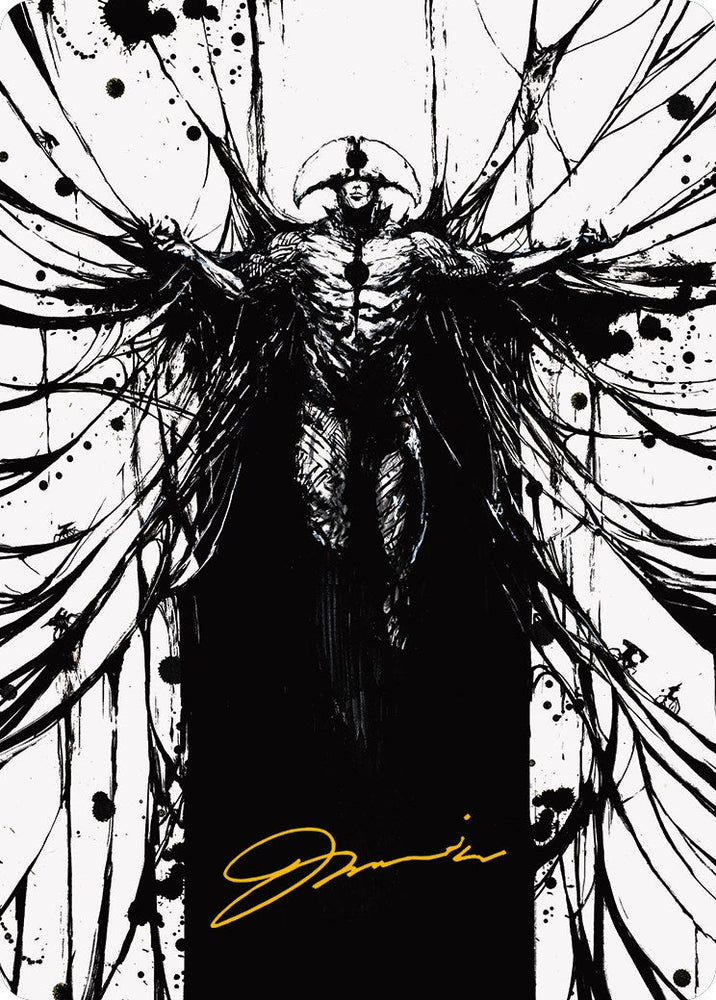 Sinew Dancer Art Card (Gold-Stamped Signature) [Phyrexia: All Will Be One Art Series] Magic: The Gathering