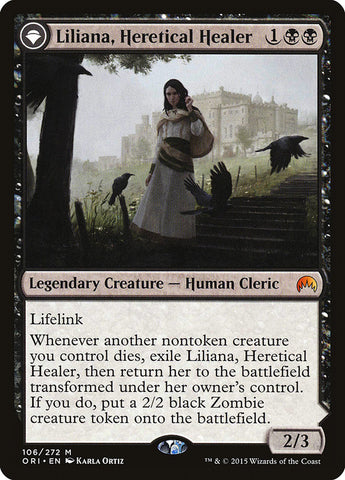Liliana, Heretical Healer // Liliana, Defiant Necromancer [Magic Origins] Magic: The Gathering