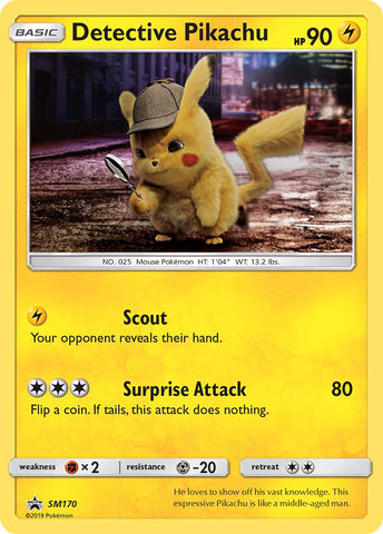 Detective Pikachu (SM170) [Sun & Moon: Black Star Promos] Pokémon