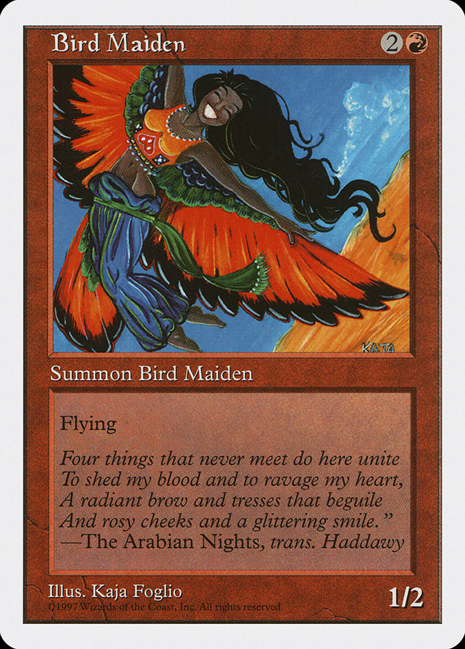 Bird Maiden [Fifth Edition] Magic: The Gathering