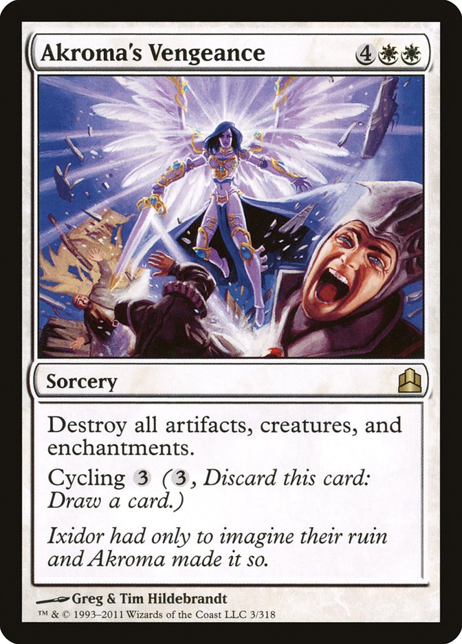 Akroma's Vengeance [Commander 2011] Magic: The Gathering