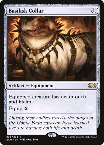 Basilisk Collar [Double Masters] Magic: The Gathering