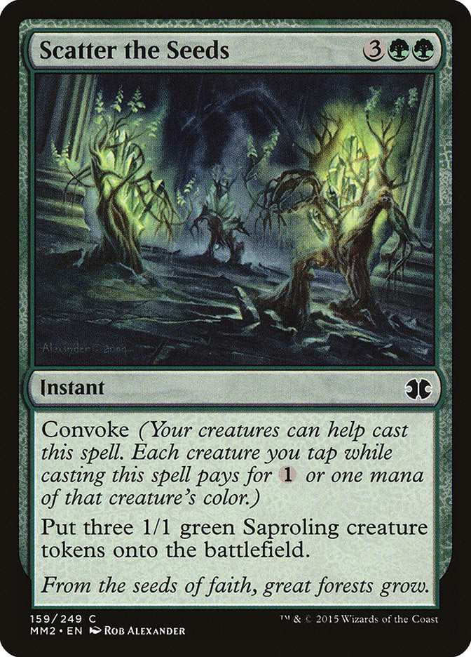 Scatter the Seeds [Modern Masters 2015] Magic: The Gathering