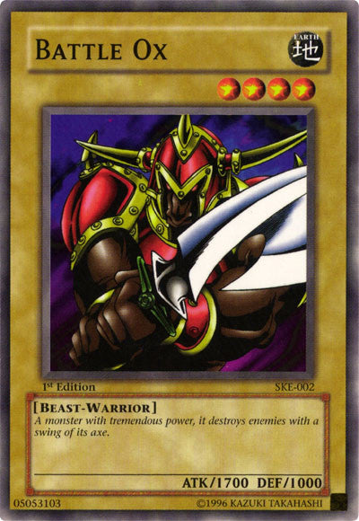 Battle Ox [SKE-002] Common Yu-Gi-Oh!