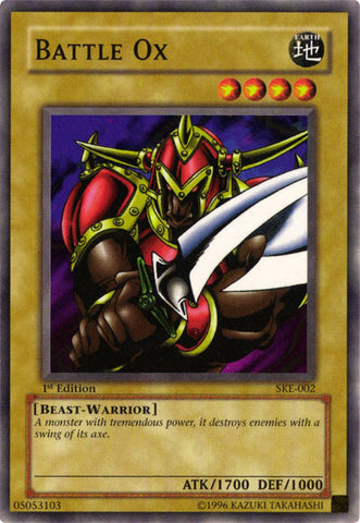 Battle Ox [SKE-002] Common Yu-Gi-Oh!