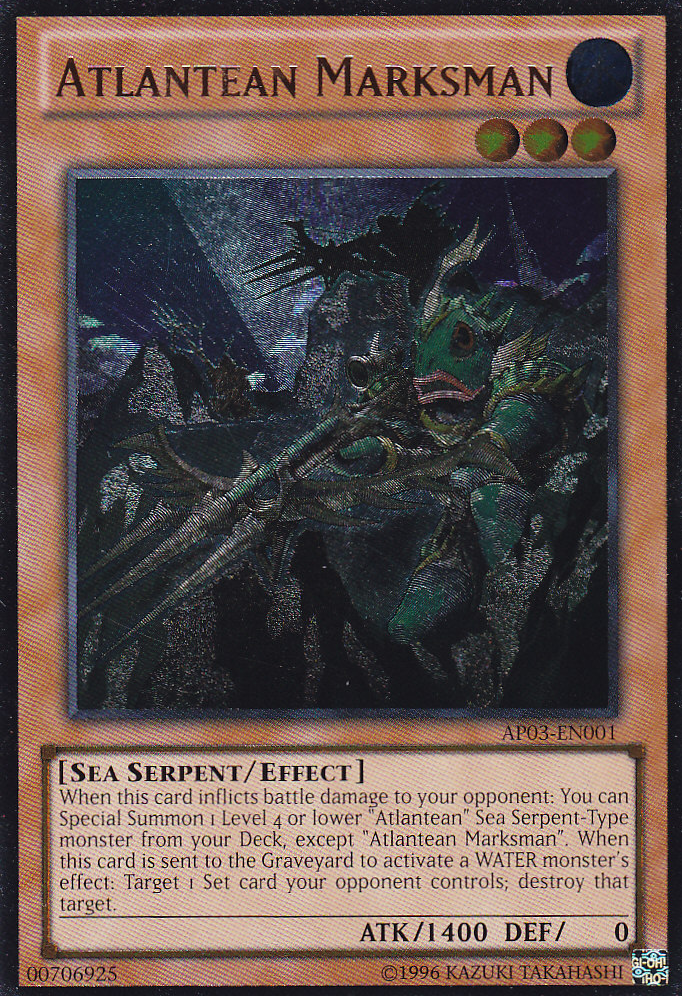 Atlantean Marksman [AP03-EN001] Ultimate Rare Yu-Gi-Oh!