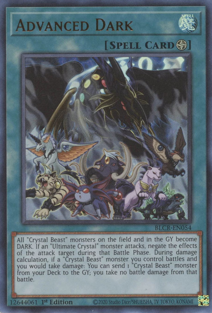 Advanced Dark [BLCR-EN054] Ultra Rare Yu-Gi-Oh!