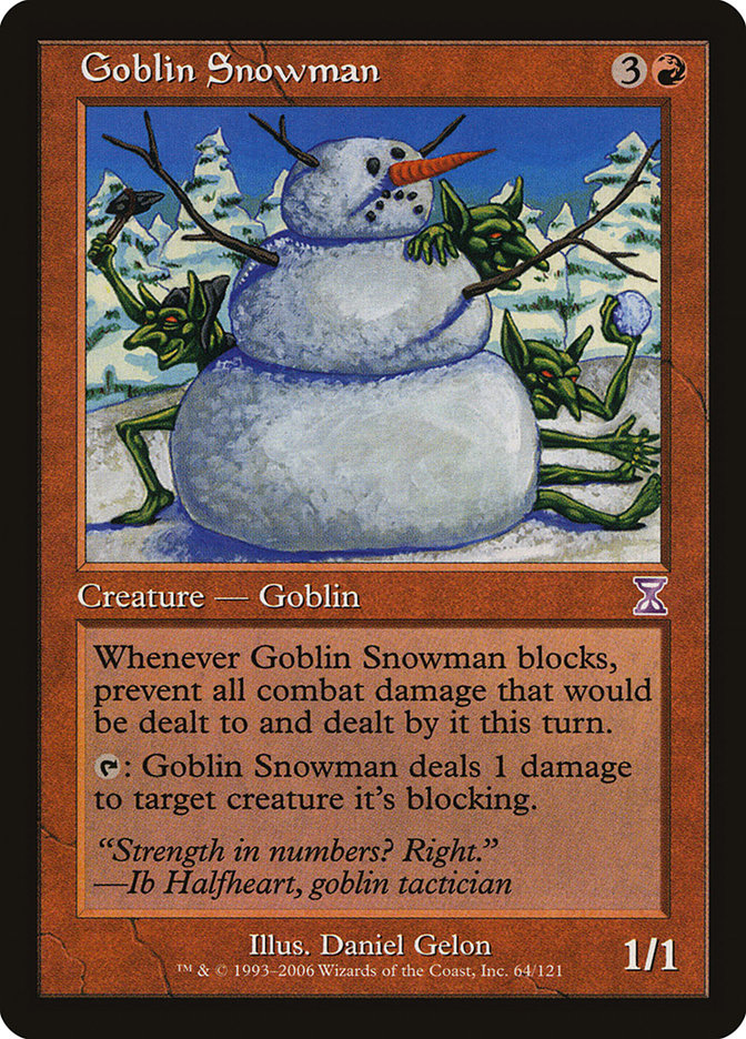 Goblin Snowman [Time Spiral Timeshifted] Magic: The Gathering