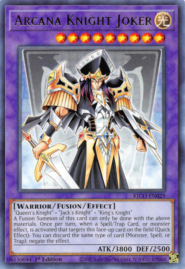 Arcana Knight Joker [KICO-EN029] Rare Yu-Gi-Oh!