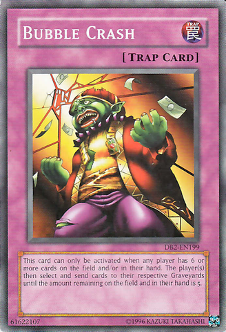 Bubble Crash [DB2-EN199] Common Yu-Gi-Oh!