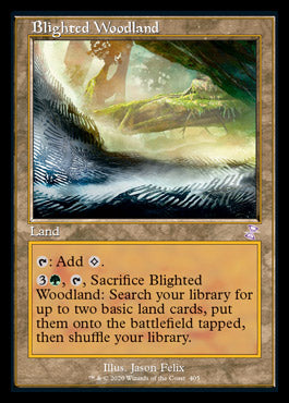 Blighted Woodland (Timeshifted) [Time Spiral Remastered] Magic: The Gathering