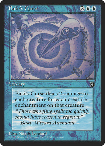 Baki's Curse [Homelands] Magic: The Gathering