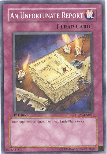 An Unfortunate Report [GLAS-EN080] Common Yu-Gi-Oh!