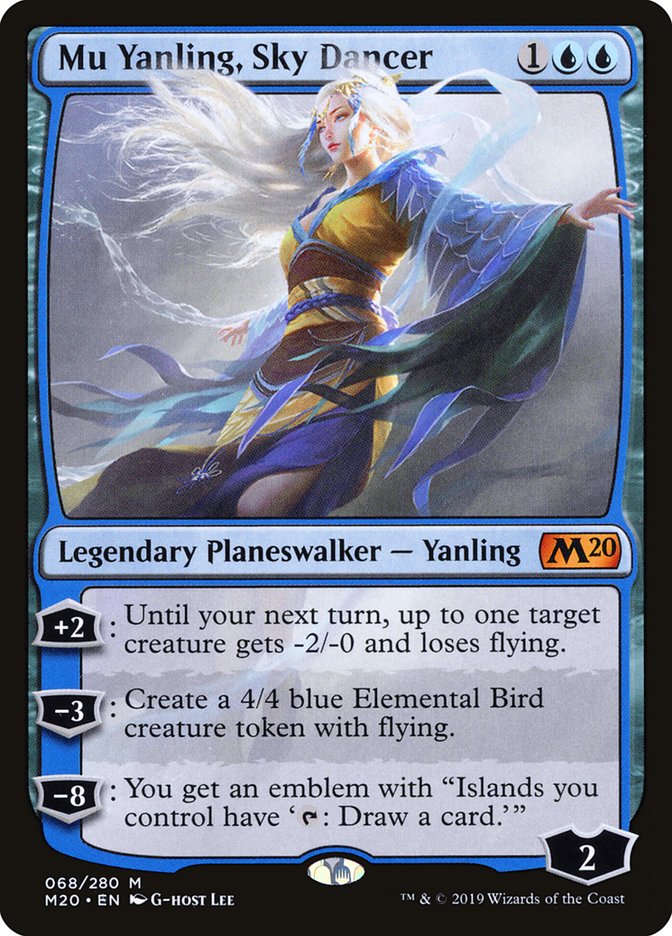 Mu Yanling, Sky Dancer [Core Set 2020] Magic: The Gathering