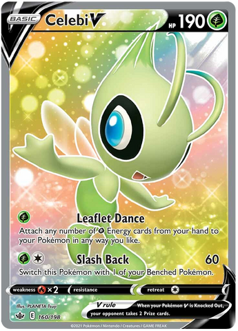 Celebi V (160/198) [Sword & Shield: Chilling Reign] Pokémon