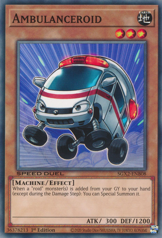Ambulanceroid [SGX2-ENB08] Common Yu-Gi-Oh!