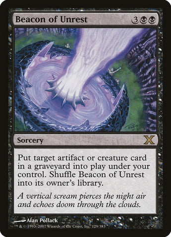 Beacon of Unrest [Tenth Edition] Magic: The Gathering