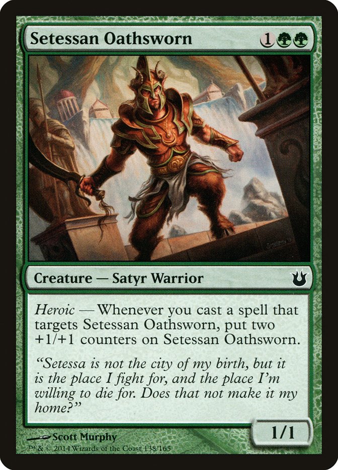 Setessan Oathsworn [Born of the Gods] Magic: The Gathering