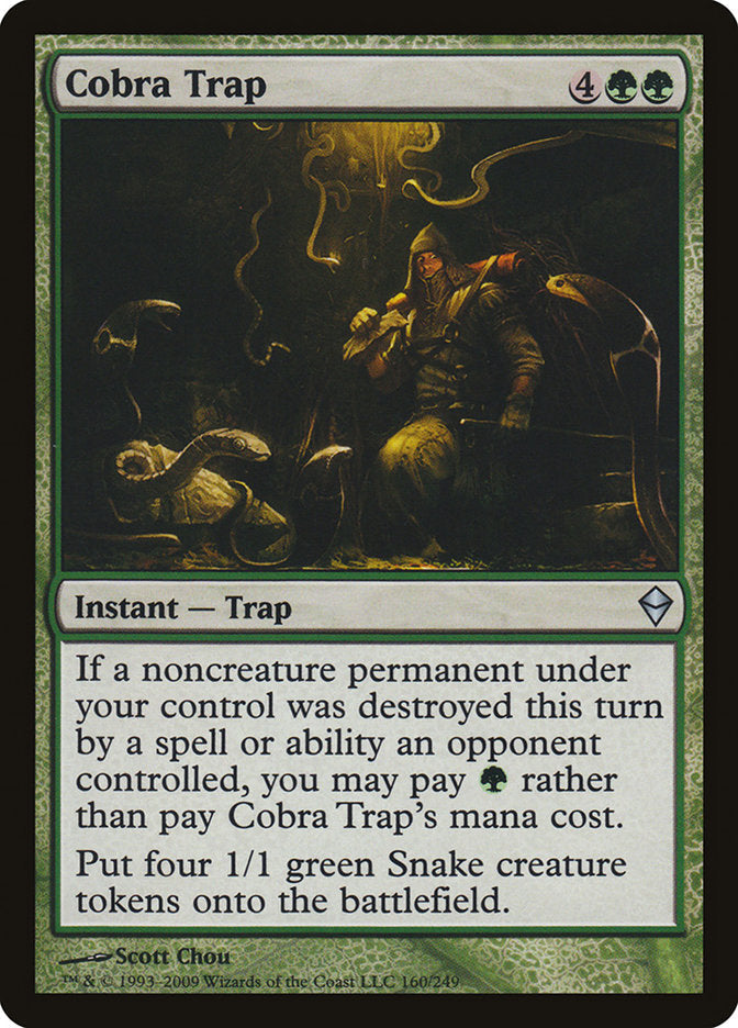 Cobra Trap [Zendikar] Magic: The Gathering