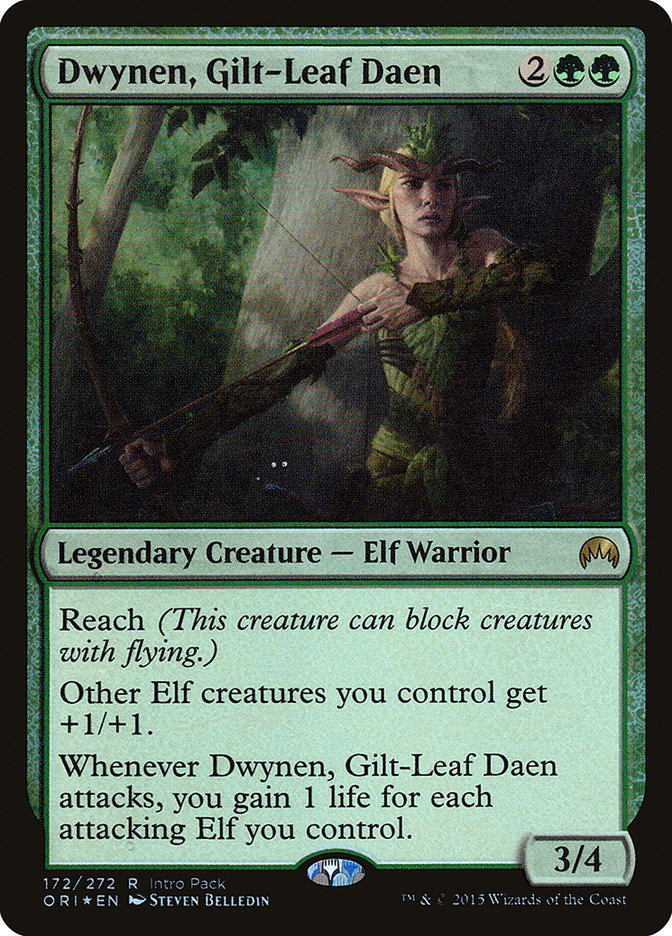 Dwynen, Gilt-Leaf Daen [Magic Origins Promos] Magic: The Gathering