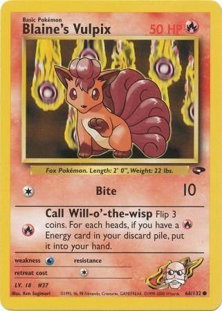 Blaine's Vulpix (66/132) [Gym Challenge Unlimited] Pokémon