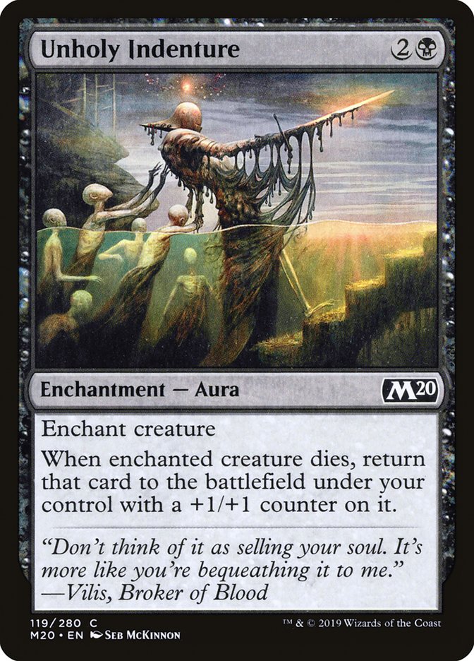 Unholy Indenture [Core Set 2020] Magic: The Gathering