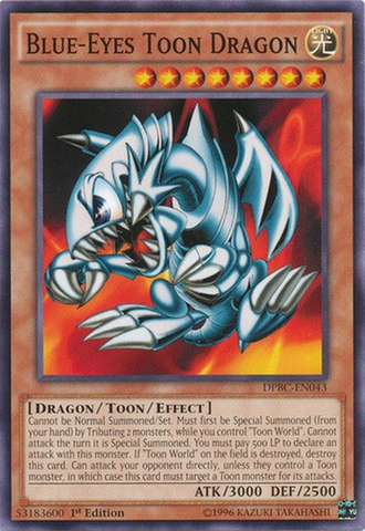 Blue-Eyes Toon Dragon [DPBC-EN043] Common Yu-Gi-Oh!