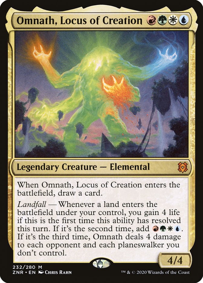 Omnath, Locus of Creation [Zendikar Rising] Magic: The Gathering