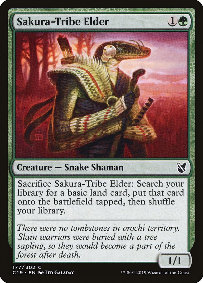 Sakura-Tribe Elder [Commander 2019] Magic: The Gathering