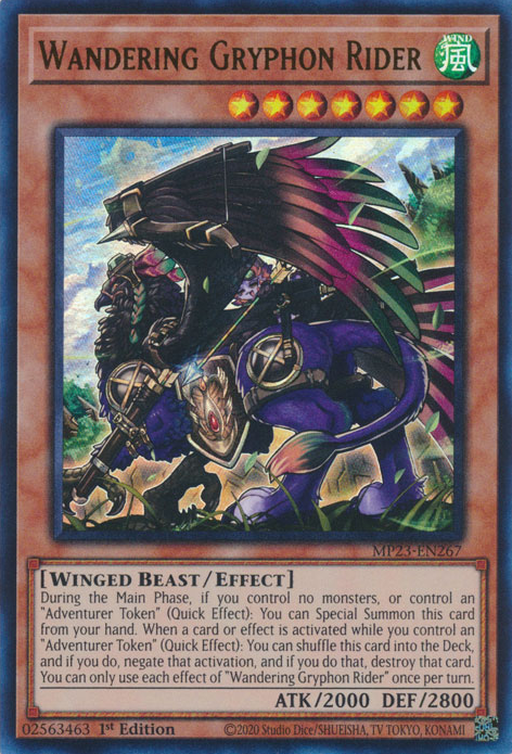 Wandering Gryphon Rider [MP23-EN267] Ultra Rare Yu-Gi-Oh!