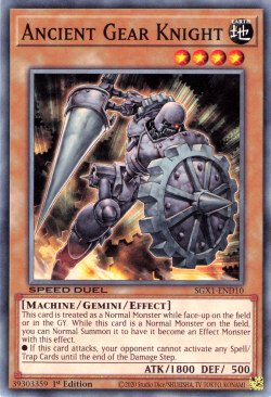 Ancient Gear Knight [SGX1-END10] Common Yu-Gi-Oh!