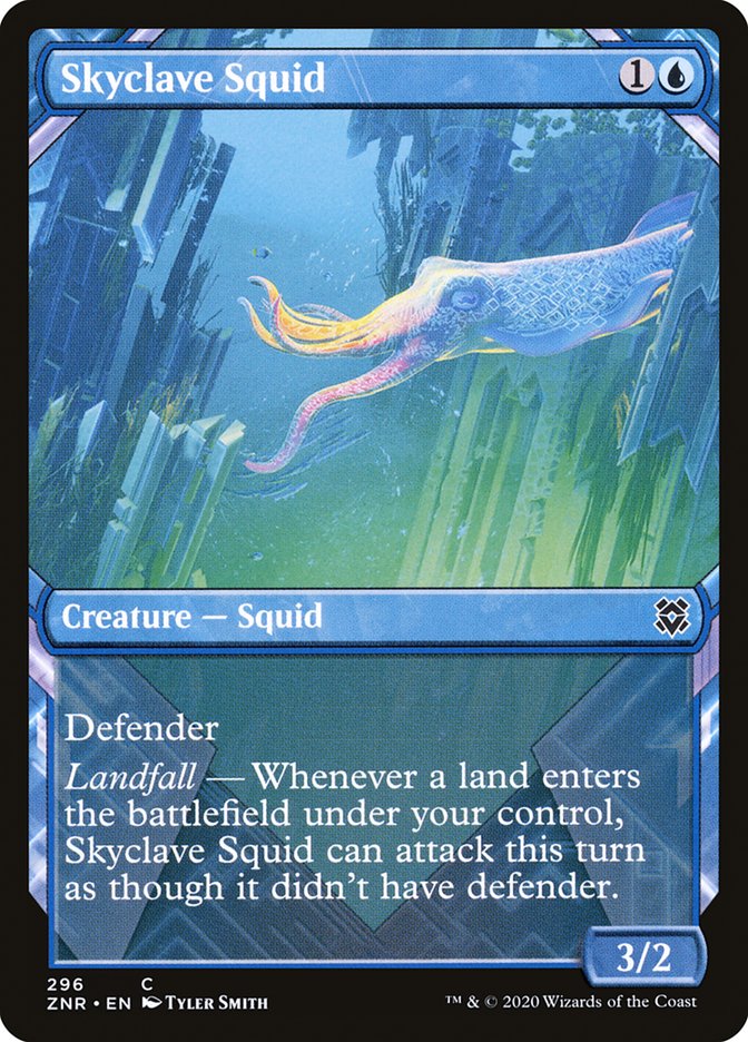 Skyclave Squid (Showcase) [Zendikar Rising] Magic: The Gathering