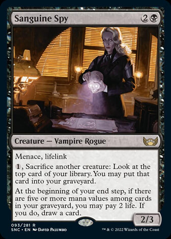 Sanguine Spy [Streets of New Capenna] Magic: The Gathering