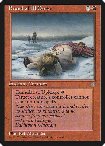 Brand of Ill Omen [Ice Age] Magic: The Gathering