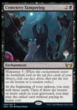 Cemetery Tampering (Promo Pack) [Streets of New Capenna Promos] Magic: The Gathering