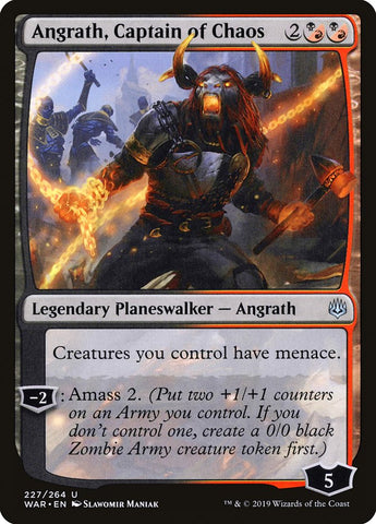 Angrath, Captain of Chaos [War of the Spark] Magic: The Gathering