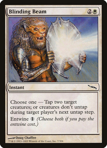 Blinding Beam [Mirrodin] Magic: The Gathering