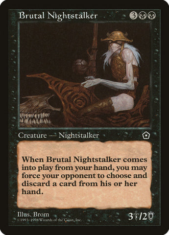 Brutal Nightstalker [Portal Second Age] Magic: The Gathering