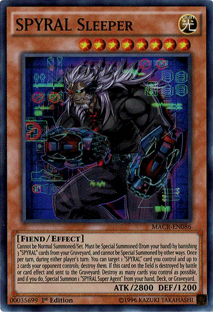 SPYRAL Sleeper [MACR-EN086] Super Rare Yu-Gi-Oh!