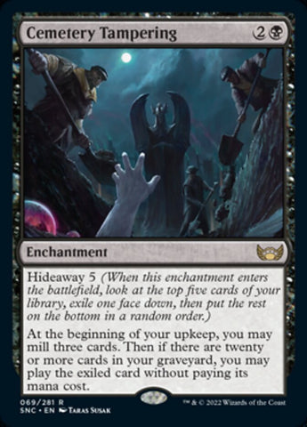 Cemetery Tampering [Streets of New Capenna] Magic: The Gathering