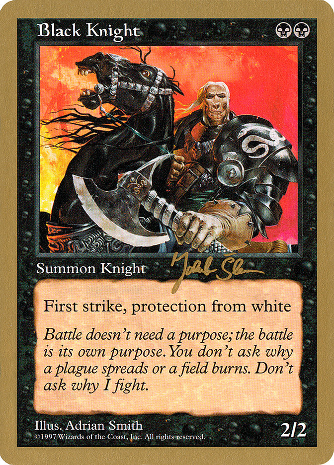 Black Knight (Jakub Slemr) [World Championship Decks 1997] Magic: The Gathering