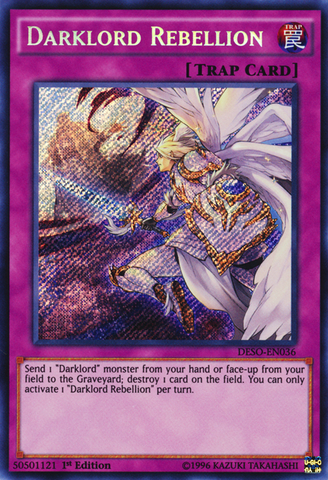 Darklord Rebellion [DESO-EN036] Secret Rare Yu-Gi-Oh!