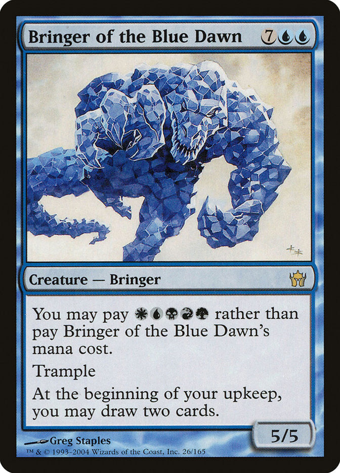Bringer of the Blue Dawn [Fifth Dawn] Magic: The Gathering