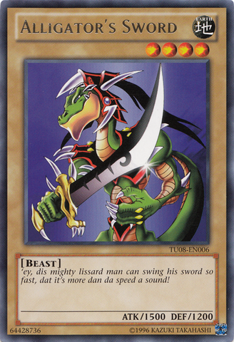 Alligator's Sword [TU08-EN006] Rare Yu-Gi-Oh!